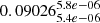 $ 0.09026^{5.8e-06}_{5.4e-06} $