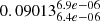 $ 0.09013^{6.9e-06}_{6.4e-06} $