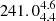 $ 241.0^{4.6}_{4.4} $