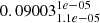 $ 0.09003^{1e-05}_{1.1e-05} $