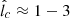 $ \hat{l}_c\approx 1-3 $