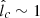 $ \hat{l}_c \sim 1 $