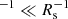 $ ^{-1}\ll R_{\mathrm{s}}^{-1} $