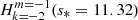 $ H_{k=-2}^{m=-1}(s_*=11.32) $