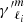 $ {\gamma^\prime}_{\ell_i}^m $