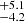 $ ^{+5.1}_{-4.2} $