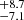 $ ^{+8.7}_{-7.1} $