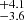 $ ^{+4.1}_{-3.6} $