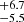 $ ^{+6.7}_{-5.5} $