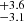 $ ^{+3.6}_{-3.1} $