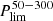$ P_{\mathrm{lim}}^{50{-}300} $