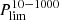$ P_{\mathrm{lim}}^{10{-}1000} $