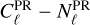$\[C_{\ell}^{\mathrm{PR}}-N_{\ell}^{\mathrm{PR}}\]$