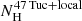 $ N_{\mathrm{H}}^{\mathrm{47\,Tuc + local}} $