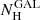 $ N_{\mathrm{H}}^{\mathrm{GAL}} $