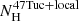$ N_{\mathrm{H}}^{\mathrm{47 Tuc + local}} $