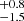 $ _{-1.5}^{+0.8} $