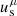 $ u^\mu_{\rm s} $