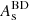 $ A_{\mathrm{s}}^{\mathrm{BD}} $