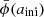 $ \bar\phi(a_{\mathrm{ini}}) $