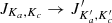 $ J_{K_a,K_c} \to J^\prime_{K_a^\prime,K_c^\prime} $