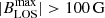 $ |B^{\mathrm{max}}_{\mathrm{LOS}}| > 100\,\mathrm{G} $