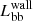 $ L_{\mathrm{bb}}^{\mathrm{wall}} $