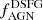 $ f_{\mathrm{AGN}}^{\mathrm{DSFG}} $
