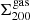 $ \Sigma^{\mathrm{gas}}_{\mathrm{200}} $
