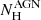 $ N^{\mathrm{AGN}}_{\mathrm{H}} $