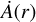 $\dot A(r)$