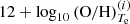 $ 12+\log_{10}\left(\mathrm{O/H}\right)_{T_{\mathrm{e}}}^{(i)} $