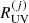 $ R_{\rm UV} ^{(j)} $