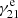 $ \gamma_{21}^{\mathrm{e}} $