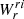 $ W_{r}^{ri} $