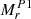 $ M^{P1}_{r} $