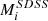 $ M^{SDSS}_{i} $