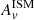 $ A_v^{\mathrm{ISM}} $