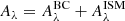 $$ \begin{aligned} A_\lambda&= A_\lambda ^{\mathrm{BC} } + A_\lambda ^{\mathrm{ISM} } \end{aligned} $$
