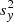 $ s_{y}^2 $
