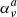 $ \alpha^a_\nu $