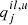 $ q_{j}^{il,u} $