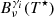$ B^{\gamma_i}_\nu(T^\star) $