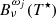 $ B^{\omega_j}_\nu(T^\star) $