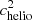 $ c^2_\mathrm{helio} $