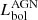 $ L_{\mathrm{bol}}^{\mathrm{AGN}} $