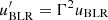 $ u_{\rm BLR}^\prime=\Gamma^2 u_{\rm BLR} $