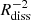 $ R_{\mathrm{diss}}^{-2} $