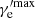 $ \gamma_{\mathrm{e}}^{\prime \mathrm{max}} $
