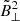 $ \tilde{B}^{2}_\perp $